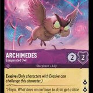 Disney Lorcana: Shimmering Skies COMMON Archimedes - Exasperated Owl #39/204