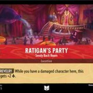 Disney Lorcana: Shimmering Skies UNCOMMON Ratigan's Party - Seedy Back Room #136/204