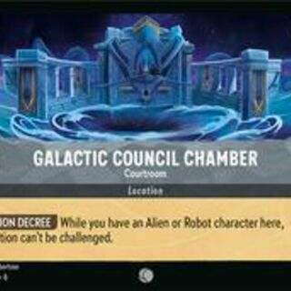 Disney Lorcana: Azurite Sea COMMON Galactic Council Chamber - Courtroom #204/204