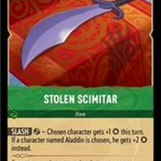Disney Lorcana: The First Chapter COMMON Stolen Scimitar #102/204