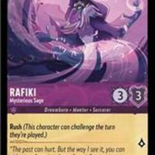 Disney Lorcana: The First Chapter UNCOMMON Rafiki - Mysterious Sage #54/204