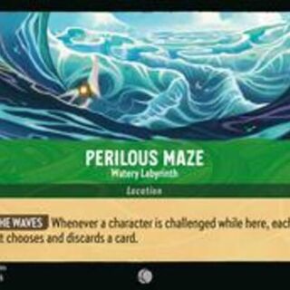 Disney Lorcana: Azurite Sea COMMON Perilous Maze - Watery Labyrinth #101/204