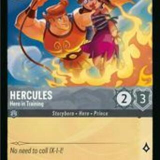 Disney Lorcana: Rise Of The Floodborn COMMON Hercules - Hero In Training #182/204