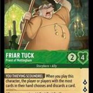 Disney Lorcana: Into The Inklands UNCOMMON Friar Tuck - Priest Of Nottingham #73/204