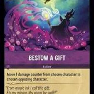 Disney Lorcana: Into The Inklands COMMON Bestow A Gift #60/204