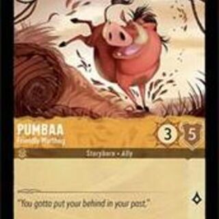 Disney Lorcana: The First Chapter COMMON Pumbaa - Friendly Warthog #17/204