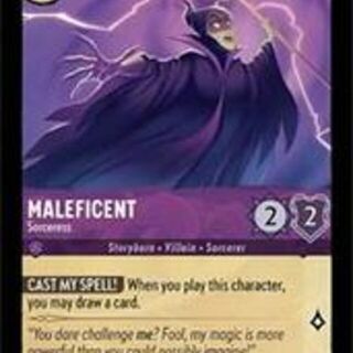 Disney Lorcana: The First Chapter COMMON FOIL Maleficent - Sorceress #49/204