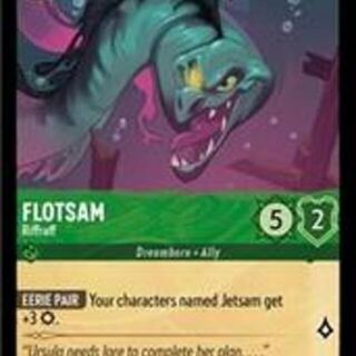 Disney Lorcana: Into The Inklands COMMON Flotsam - Riffraff #72/204