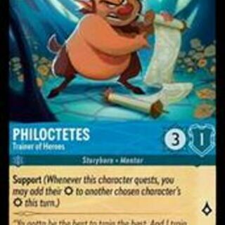 Disney Lorcana: The First Chapter COMMON Philoctetes - Trainer Of Heroes #156/204