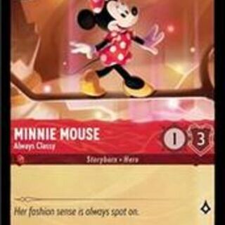 Disney Lorcana: The First Chapter COMMON Minnie Mouse - Always Classy #116/204