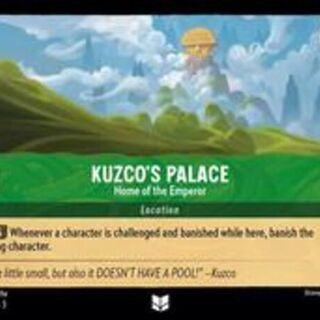 Disney Lorcana: Into The Inklands UNCOMMON Kuzco's Palace - Home Of The Emperor #102/204