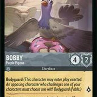 Disney Lorcana: Reign Of Jafar COMMON Bobby - Purple Pigeon #182/204