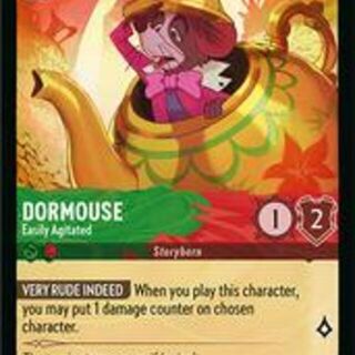 Disney Lorcana: Reign Of Jafar UNCOMMON Dormouse - Easily Agitated #103/204