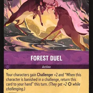 Disney Lorcana: Reign Of Jafar UNCOMMON Forest Duel #77/204