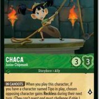 Disney Lorcana: Reign Of Jafar COMMON Chaca - Junior Chipmunk #88/204