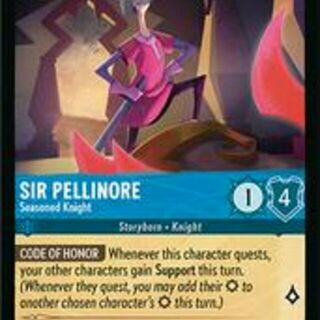 Disney Lorcana: Reign Of Jafar UNCOMMON Sir Pellinore - Seasoned Knight #154/204