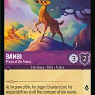 Disney Lorcana: Reign Of Jafar COMMON Bambi - Prince Of The Forest #57/204