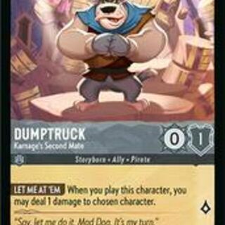 Disney Lorcana: Reign Of Jafar COMMON Dumptruck - Karnage's Second Mate #185/204