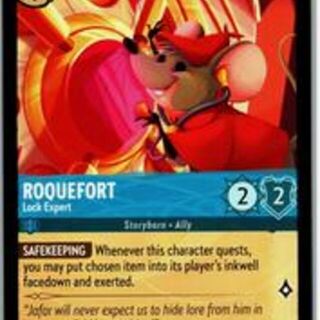 Disney Lorcana: Reign Of Jafar UNCOMMON Roquefort - Lock Expert #172/204