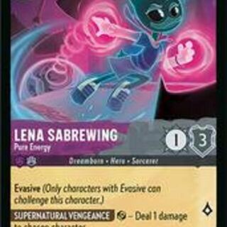 Disney Lorcana: Reign Of Jafar UNCOMMON Lena Sabrewing - Pure Energy #49/204