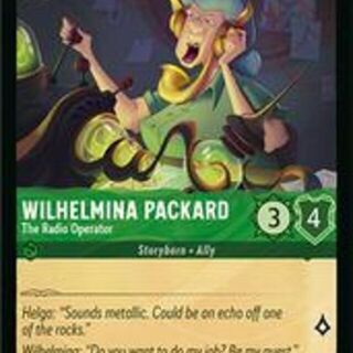 Disney Lorcana: Reign Of Jafar COMMON Wilhelmina Packard - The Radio Operator #85/204