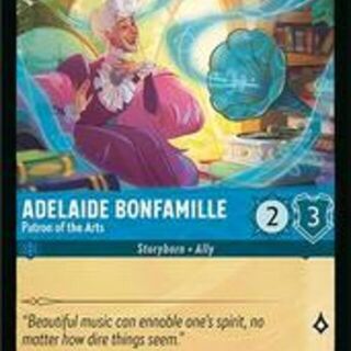 Disney Lorcana: Reign Of Jafar COMMON Adelaide Bonfamille - Patron Of The Arts #164/204