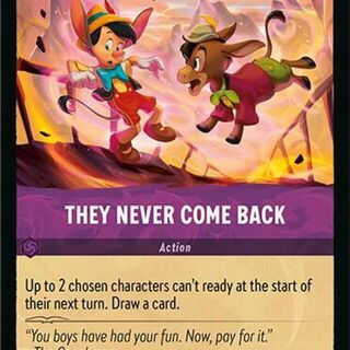 Disney Lorcana: Reign Of Jafar UNCOMMON They Never Come Back #78/204