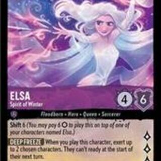 Disney Lorcana: The First Chapter LEGENDARY Elsa - Spirit Of Winter #42/204