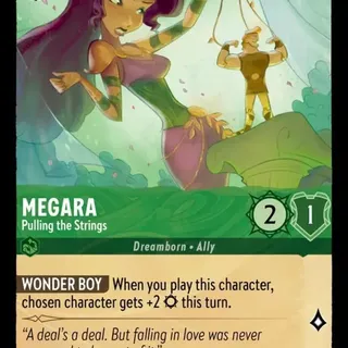 Disney Lorcana: The First Chapter COMMON FOIL Megara - Pulling The Strings #87/204