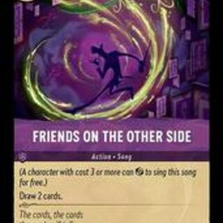 Disney Lorcana: The First Chapter COMMON FOIL Friends On The Other Side #64/204