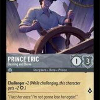Disney Lorcana: The First Chapter COMMON FOIL Prince Eric - Dashing And Brave #187/204