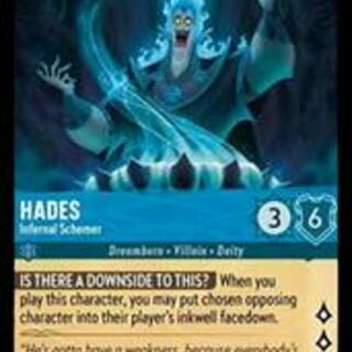 Disney Lorcana: The First Chapter LEGENDARY Hades - Infernal Schemer #147/204
