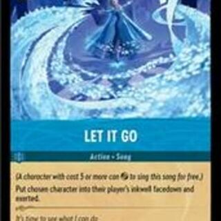 Disney Lorcana: The First Chapter RARE Let It Go #163/204