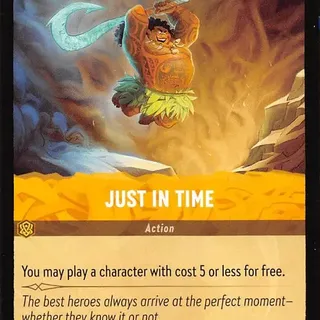 Disney Lorcana: The First Chapter RARE Just In Time #29/204