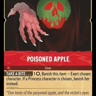Disney Lorcana: The First Chapter RARE Poisoned Apple #134/204