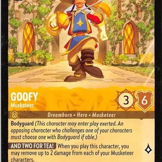 Disney Lorcana: The First Chapter UNCOMMON Goofy - Musketeer #4/204