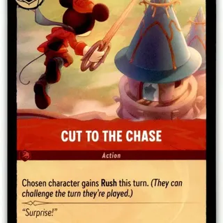 Disney Lorcana: The First Chapter UNCOMMON Cut To The Chase #129/204