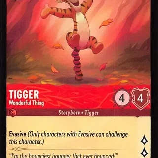 Disney Lorcana: The First Chapter UNCOMMON Tigger - Wonderful Thing #127/204