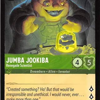 Disney Lorcana: The First Chapter UNCOMMON Jumba Jookiba - Renegade Scientist #83/204
