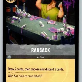 Disney Lorcana: The First Chapter UNCOMMON FOIL Ransack #199/204