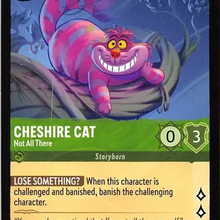 Disney Lorcana: The First Chapter UNCOMMON Cheshire Cat - Not All There #71/204