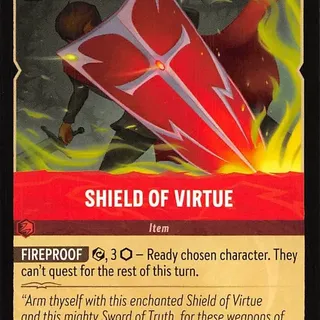 Disney Lorcana: The First Chapter UNCOMMON Shield Of Virtue #135/204