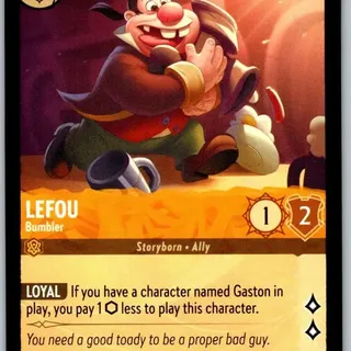 Disney Lorcana: The First Chapter UNCOMMON Lefou - Bumbler #8/204