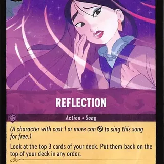 Disney Lorcana: The First Chapter UNCOMMON Reflection #65/204