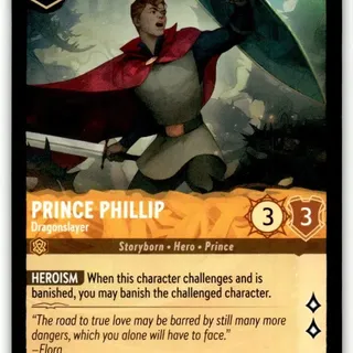 Disney Lorcana: The First Chapter UNCOMMON Prince Phillip - Dragonslayer #16/204