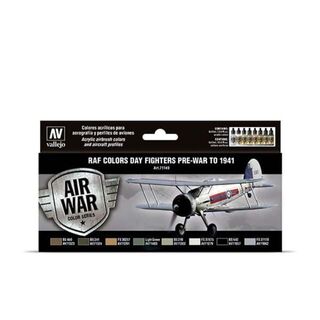 Vallejo Model Air RAF / 8 Colors set Day Fighters Pre-War To 1941