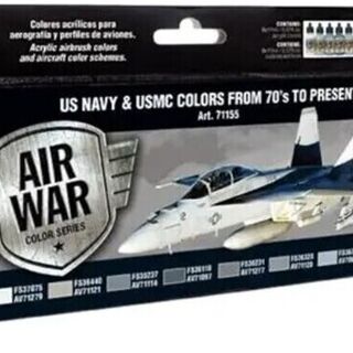 Vallejo Model Air USN / 8 Colors set US Navy & USMC WWII 1940-1945
