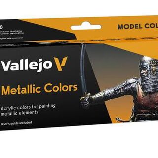 Vallejo Metallic Colours Effects / 8 Colours set