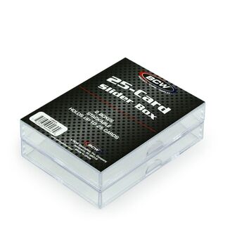 BCW 2-Piece Slider Box (25) Clear 2 pack