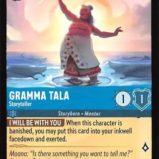 Disney Lorcana: The First Chapter UNCOMMON FOIL Gramma Tala - Storyteller #146/204